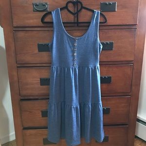 Women’s Size Small Bottom Ruffle Layer Prairie Style Sun Dress, Shein